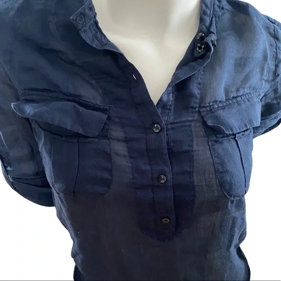 G Star navy stevie safari shirt XS - Picture 3 of 14